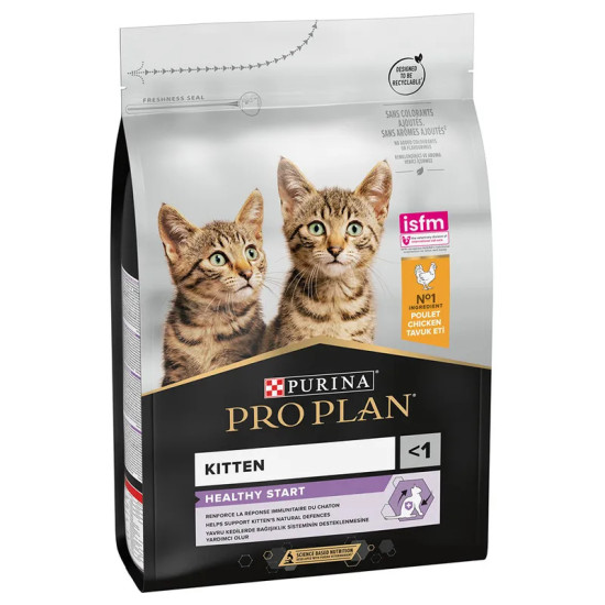 Purina Pro Plan Kitten Healthy Start pui, hrana pisoi, 400 g